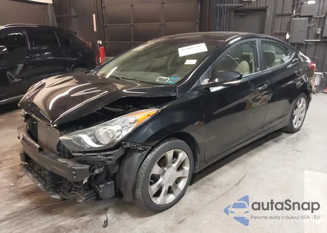 2011 Hyundai Elantra Limited z USA, uszkodzony, nr VIN 5NPDH4AE2BH045989